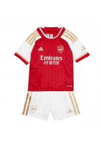 Arsenal Babyklær Hjemme Fotballdrakt til barn 2023-24 Korte ermer (+ Korte bukser)
